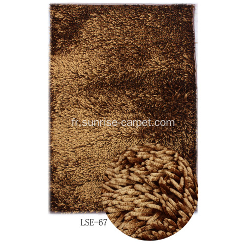 Tapis Chenille au Polyester Brillant